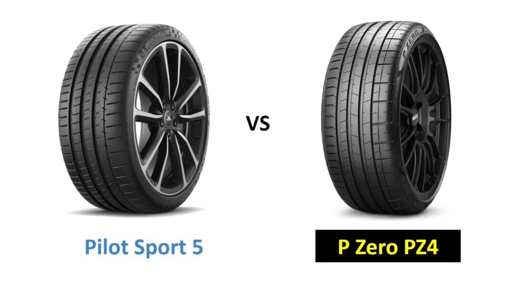 Michelin Pilot Sport 5 vs Pirelli P Zero PZ4