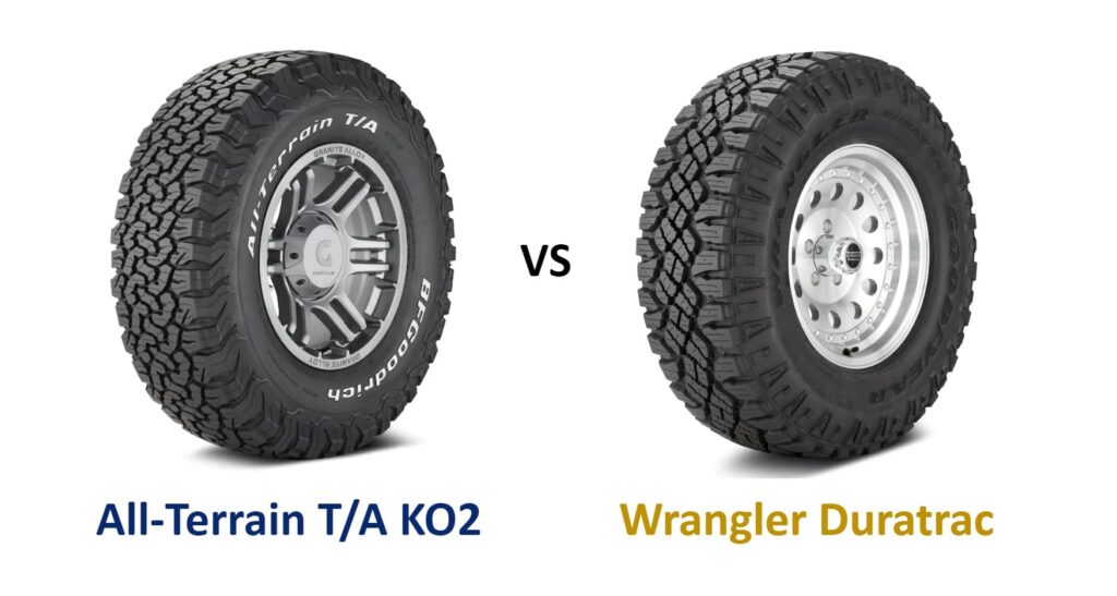 BFGoodrich All-Terrain T/A KO2 vs Goodyear Wrangler Duratrac