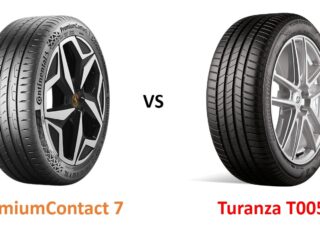 Continental PremiumContact 7 vs Bridgestone Turanza T005