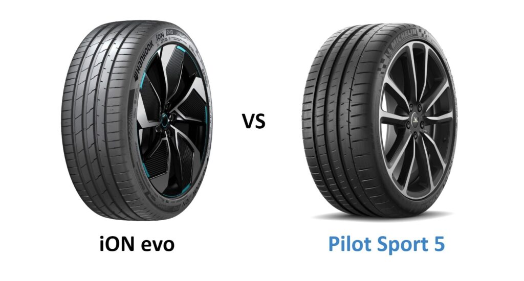 Hankook iON evo vs Michelin Pilot Sport 5