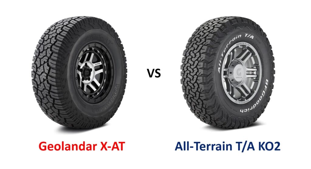 Yokohama Geolandar X-AT vs BFGoodrich All-Terrain T/A KO2