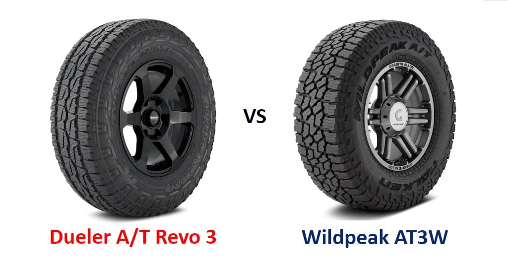 Bridgestone Dueler A/T Revo 3 vs Falken Wildpeak A/T3W