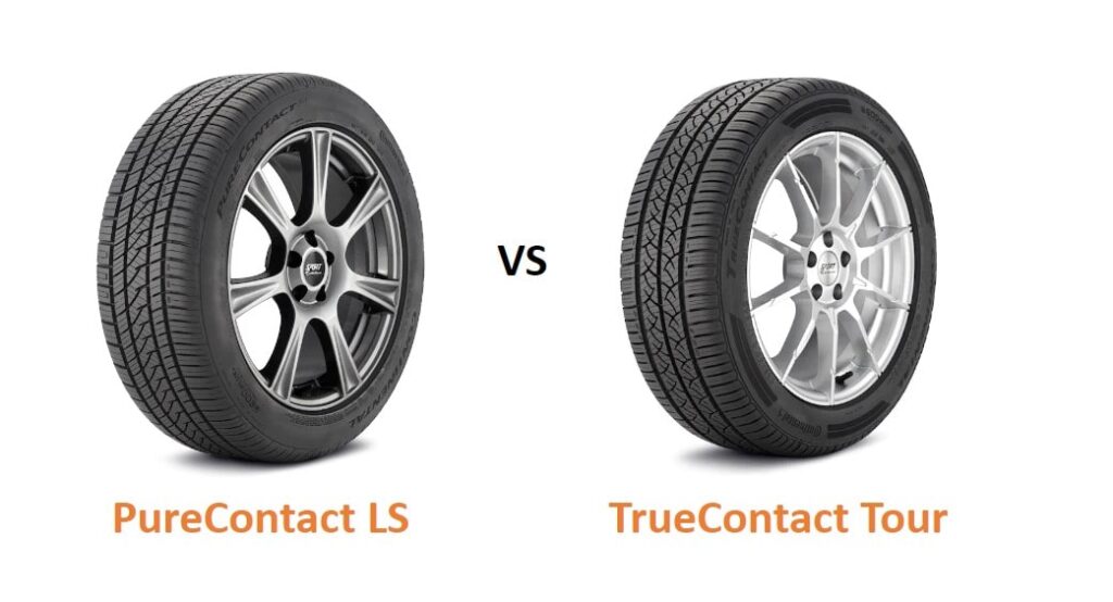 Continental PureContact LS vs Continental TrueContact Tour