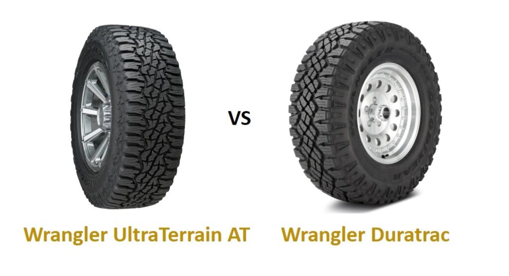 Goodyear Wrangler UltraTerrain AT vs Goodyear DuraTrac