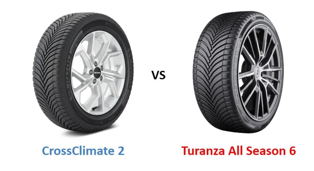 Michelin CrossClimate 2 vs Bridgestone Turanza All Season 6