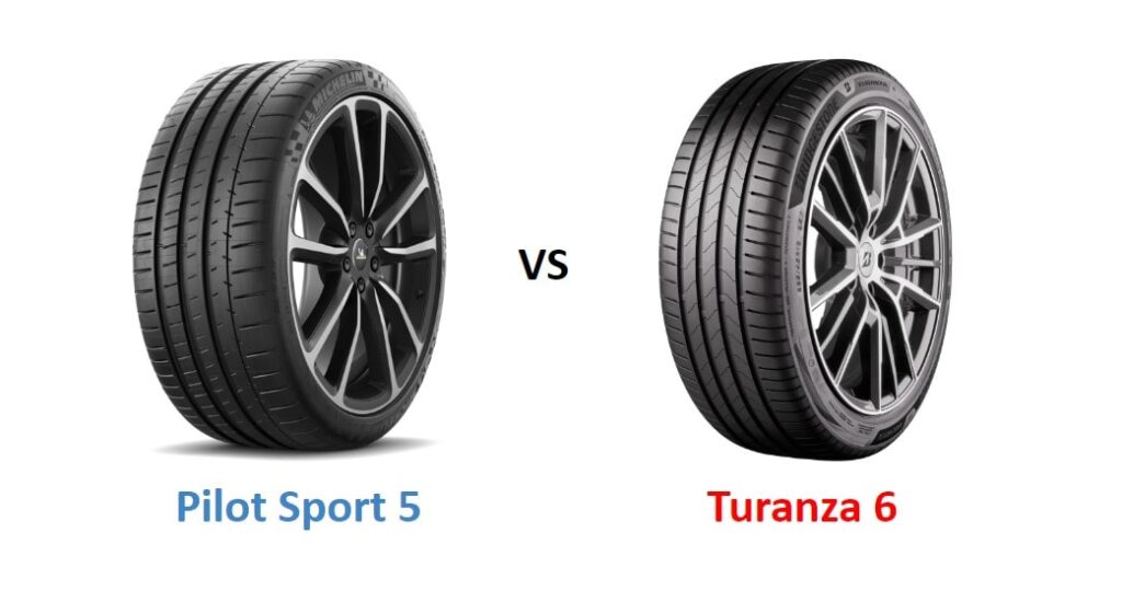 Michelin Pilot Sport 5 vs Bridgestone Turanza 6