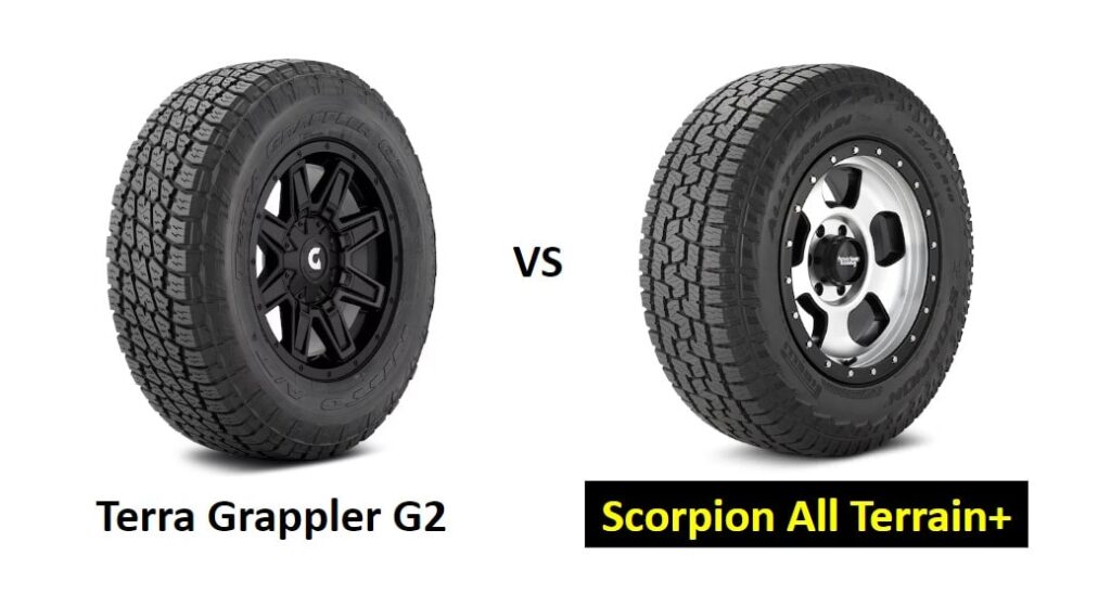 Nitto Terra Grappler G2 vs Pirelli Scorpion All Terrain+