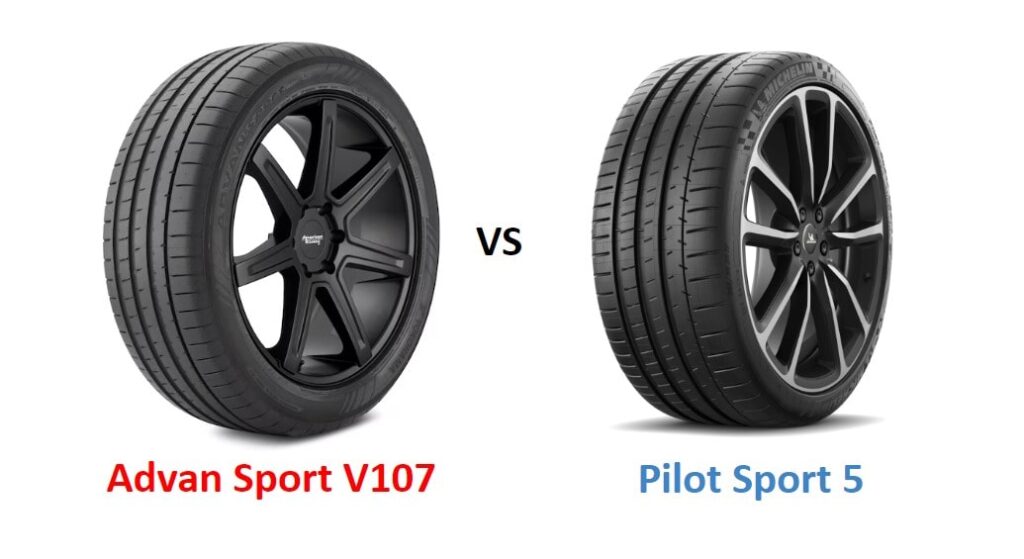 Yokohama Advan Sport V107 vs Michelin Pilot Sport 5