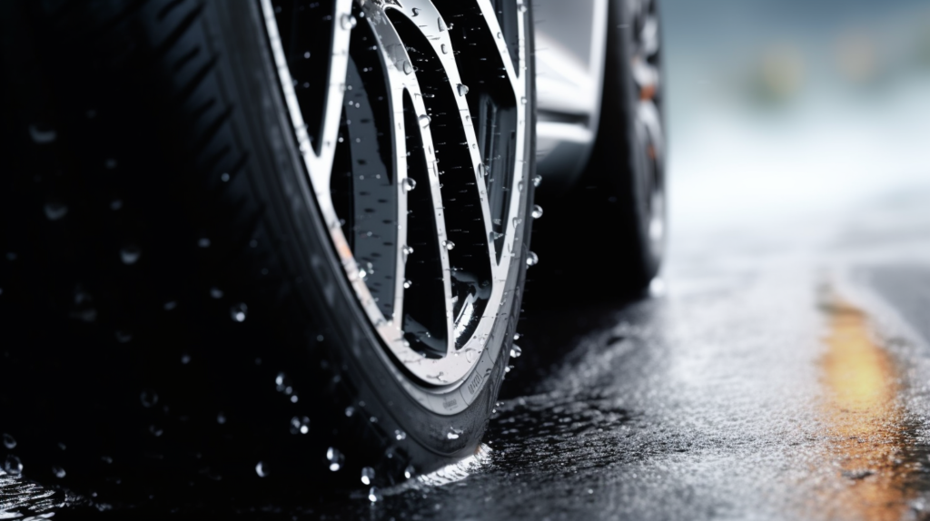 Tire Tread Depth on Wet Braking