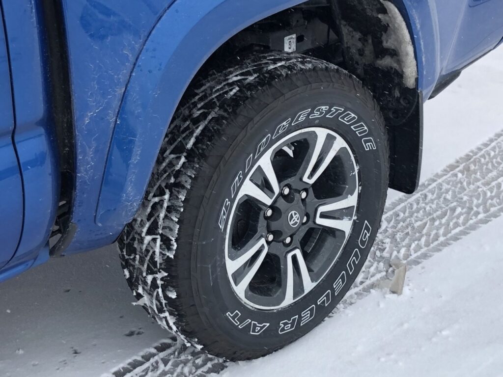 Bridgestone Dueler A/T Revo 3 on snow
