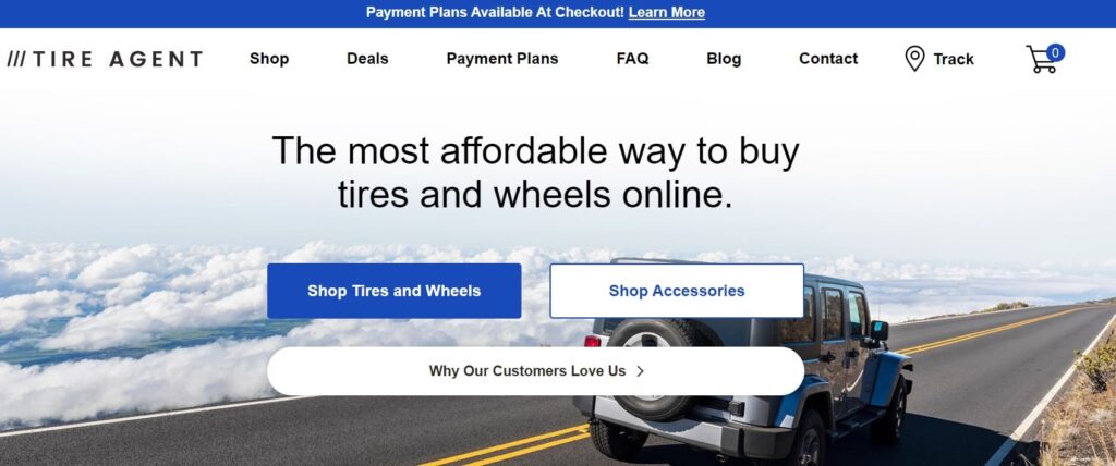 Tire Agent interface