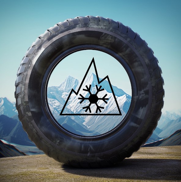 3 peak mountain tire logo