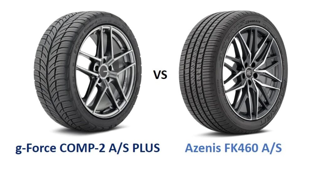 BFGoodrich g-Force COMP-2 A/S PLUS vs Falken Azenis FK460 A/S