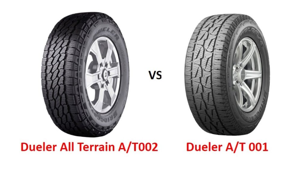 Bridgestone Dueler All Terrain A/T002 vs Bridgestone Dueler A/T 001