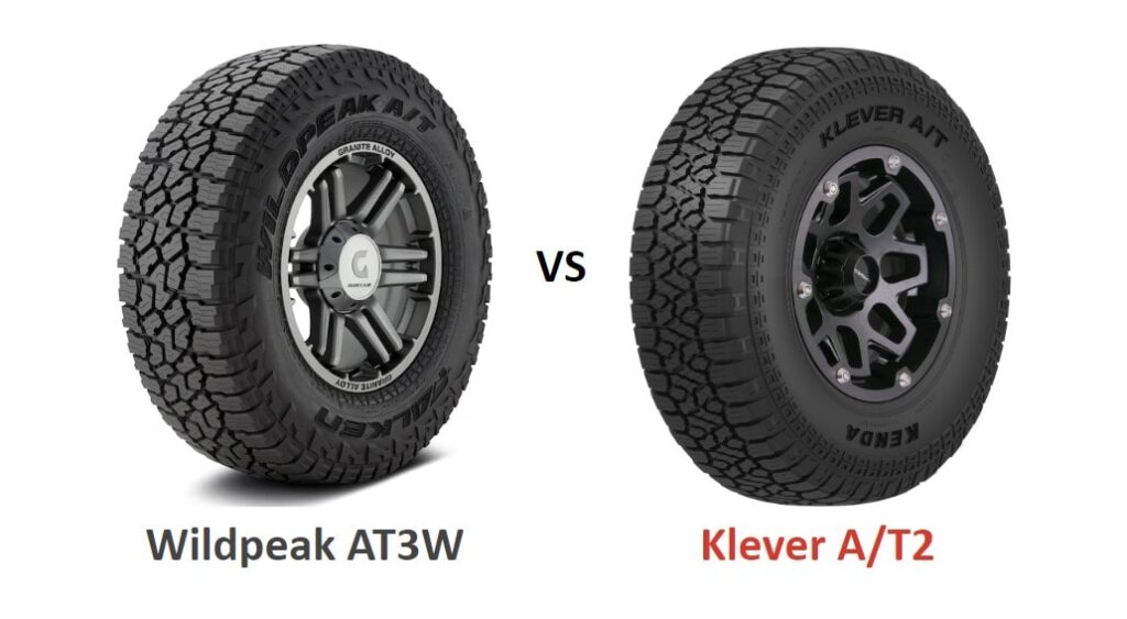 Kenda Klever A/T2 with the Falken Wildpeak AT3W