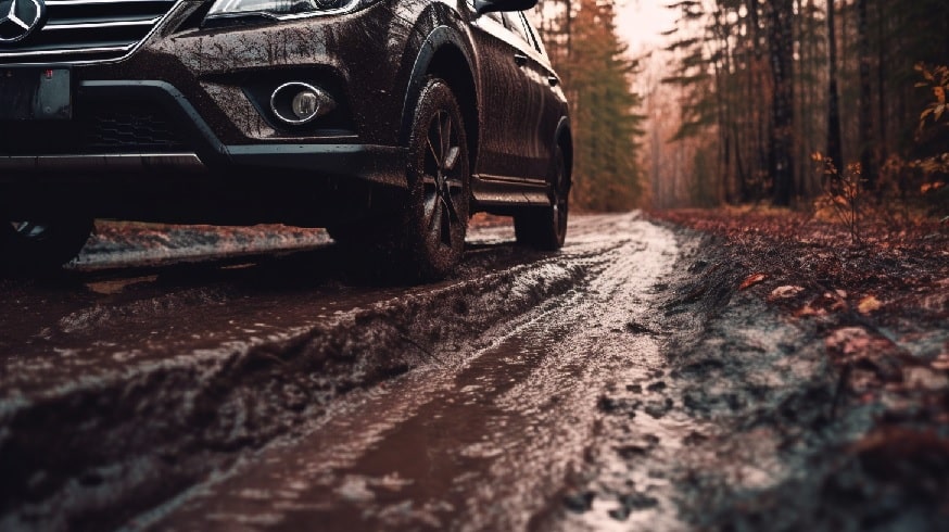 Mud traction