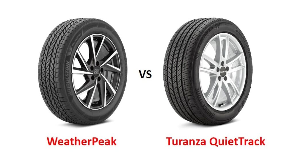 Bridgestone Weatherpeak vs Bridgestone Turanza Quiettrack