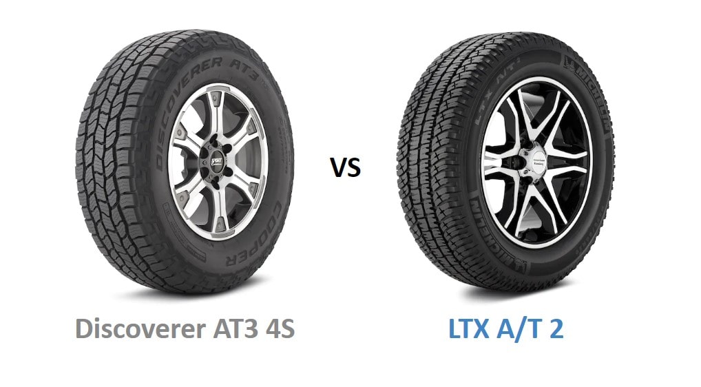 Cooper Discoverer AT3 4S vs Michelin LTX A/T 2
