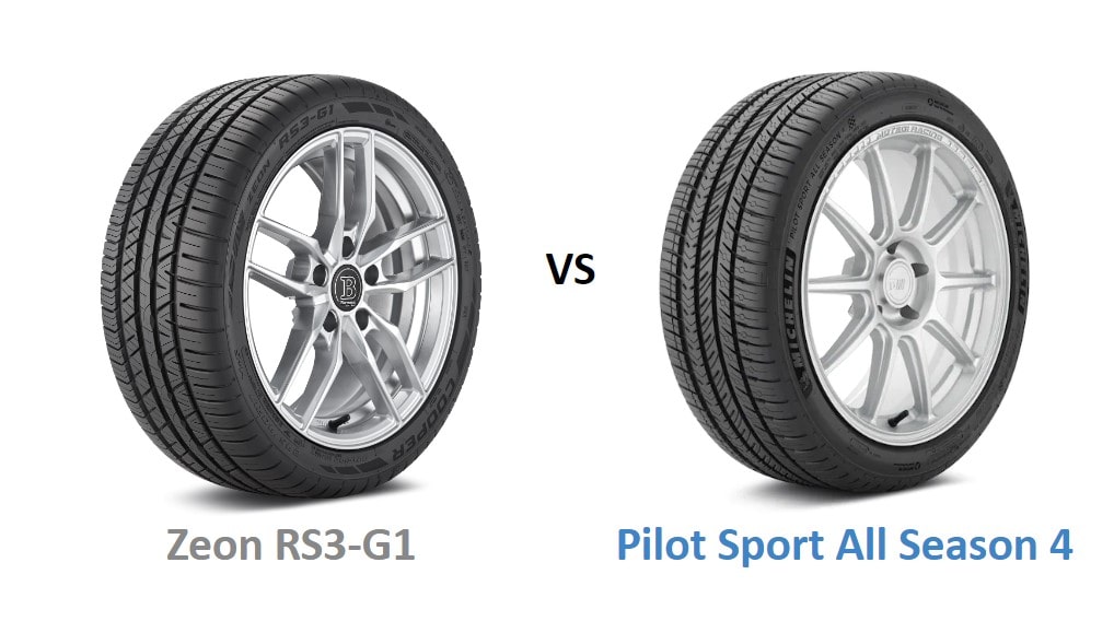 Cooper Zeon RS3-G1 vs Michelin Pilot Sport All Season 4
