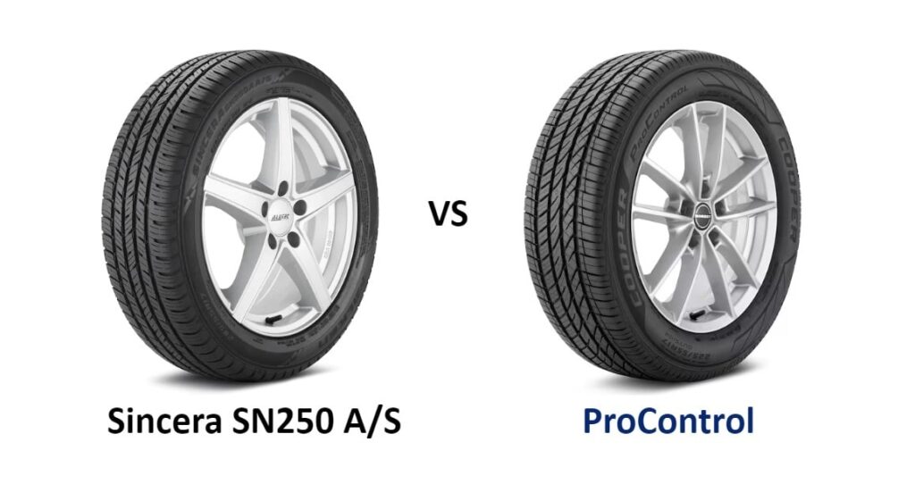 Falken Sincera SN250 A/S vs Cooper ProControl