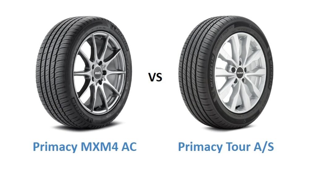 Michelin Primacy MXM4 AC vs Michelin Primacy Tour A/S