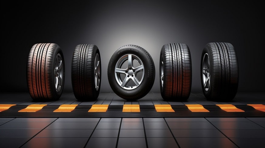 Tire selection for rolling resistance