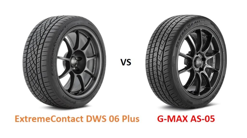 Continental ExtremeContact DWS 06 PLUS vs General G Max AS 05