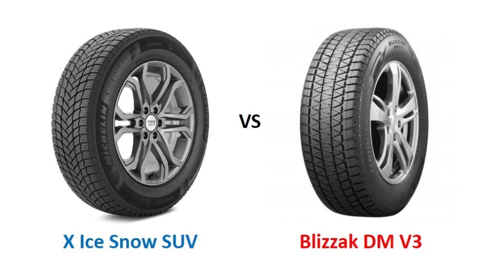 Michelin X Ice Snow SUV vs Bridgestone Blizzak DM V3