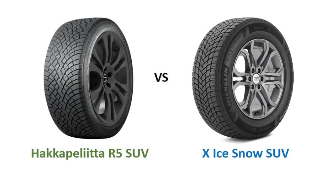 Michelin X Ice Snow SUV vs Nokian Hakkapeliitta R5 SUV