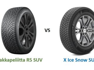 Michelin X Ice Snow SUV vs Nokian Hakkapeliitta R5 SUV