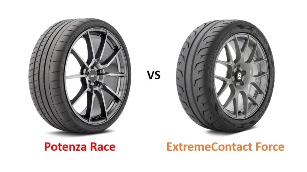 Bridgestone Potenza Race vs Continental ExtremeContact Force