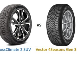 Goodyear Vector 4Seasons Gen 3 SUV vs Michelin CrossClimate 2 SUV