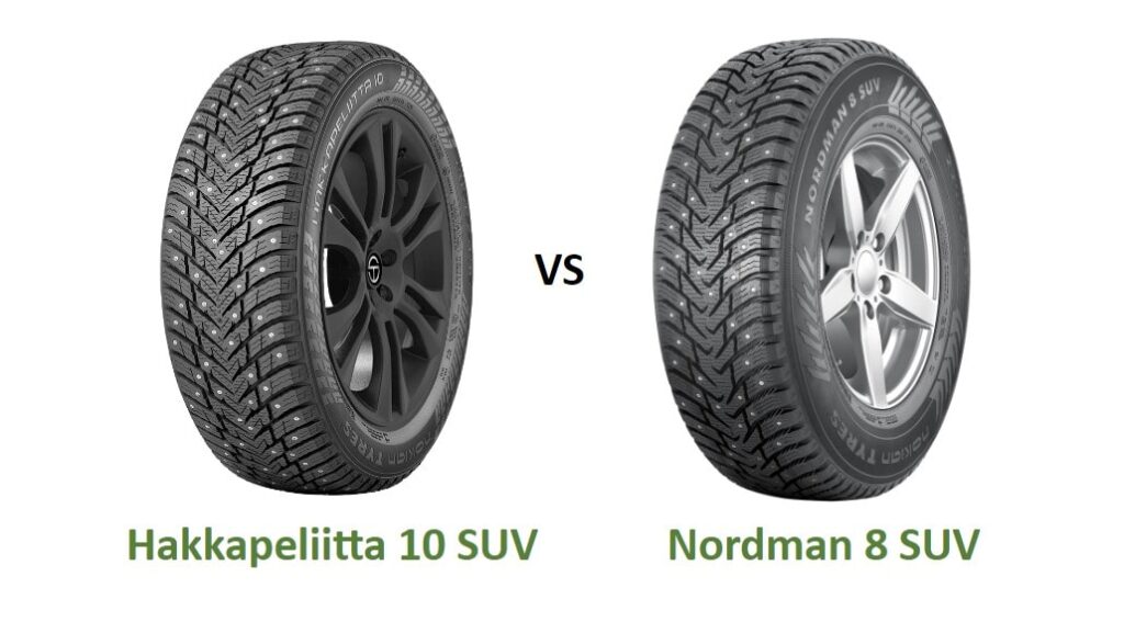 Nokian Hakkapeliitta 10 SUV vs Nokian Nordman 8 SUV (Nokian Hakkapeliitta 8 SUV)