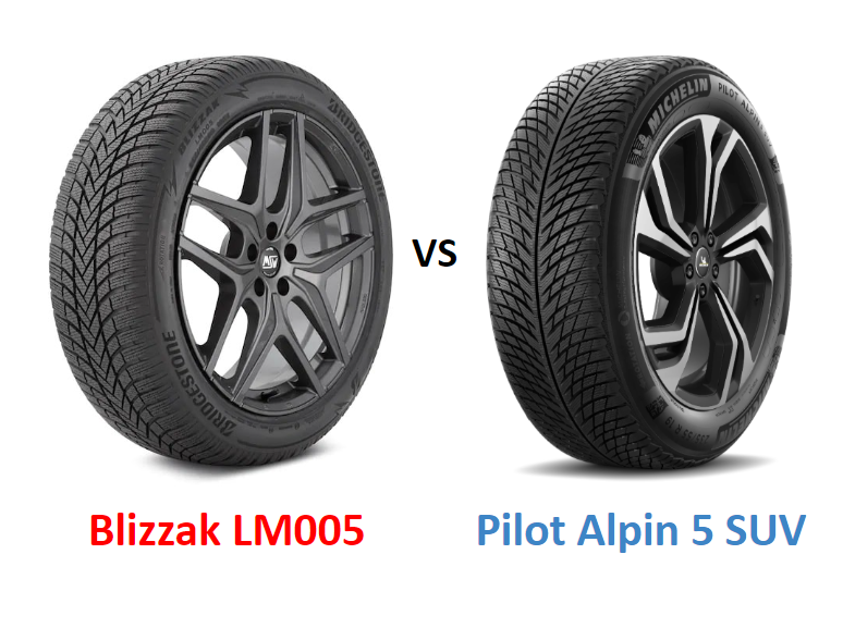 michelin pilot alpin 5 vs bridgestone blizzak lm005