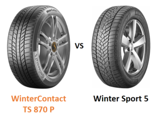 Continental WinterContact TS 870 P vs Dunlop Winter Sport 5