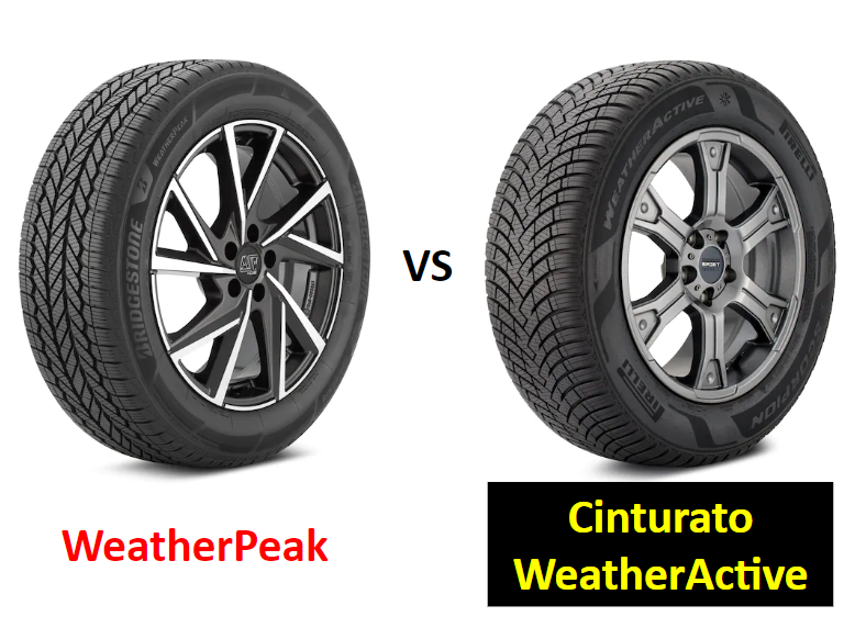 Bridgestone WeatherPeak vs Pirelli Cinturato WeatherActive