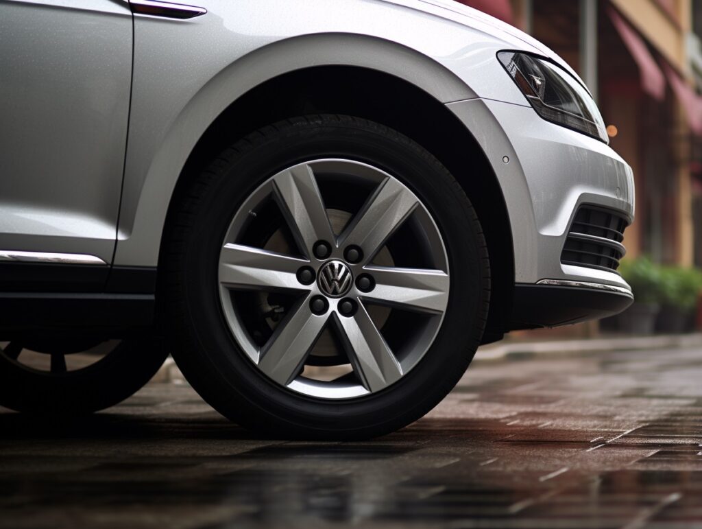 Volkswagen Lavida with a 195/65R15 tire size