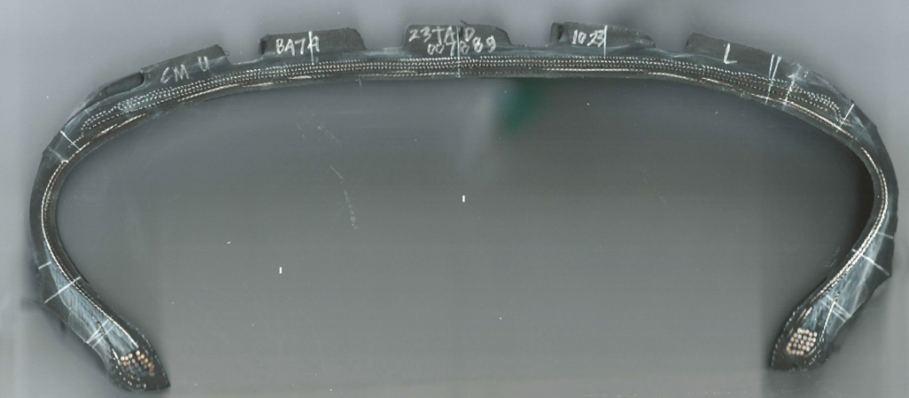 Cross Section: Michelin Primacy 4 ST