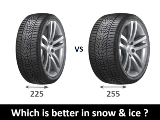 Wide Tires vs Narrow Tires on Snow & Ice