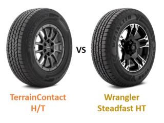 Continental TerrainContact H/T vs Goodyear Wrangler Steadfast HT