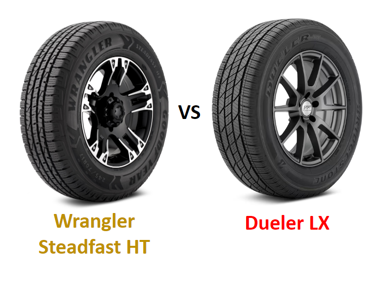 Goodyear Wrangler Steadfast HT vs Bridgestone Dueler LX