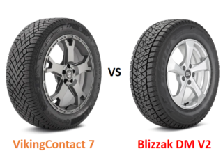 Continental VikingContact 7 vs Bridgestone Blizzak DM-V2