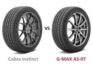 Cooper Cobra Instinct vs General G-MAX AS-07