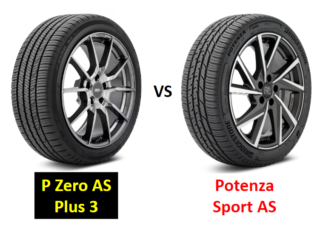 Pirelli P Zero AS Plus 3 vs Bridgestone Potenza Sport AS