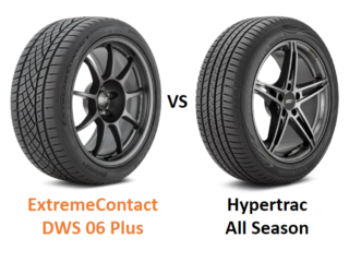 Continental ExtremeContact DWS 06 Plus vs Vredestein Hypertrac All Season