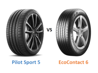 Michelin Pilot Sport 5 vs Continental EcoContact 6 (OE)