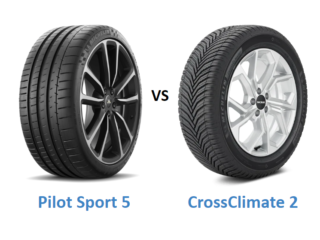 Michelin Pilot Sport 5 vs Michelin CrossClimate 2
