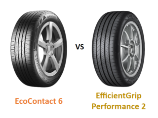 Continental EcoContact 6 vs Goodyear EfficientGrip Performance 2