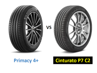 Michelin Primacy 4+ vs Pirelli Cinturato P7 C2