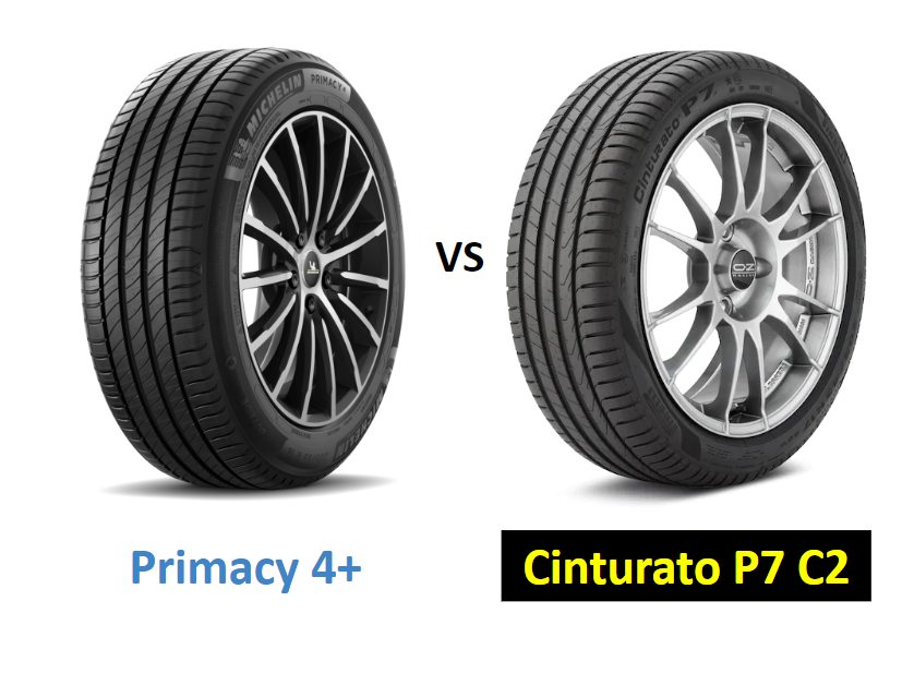 Michelin Primacy 4+ vs Pirelli Cinturato P7 C2 - Top Tire Review